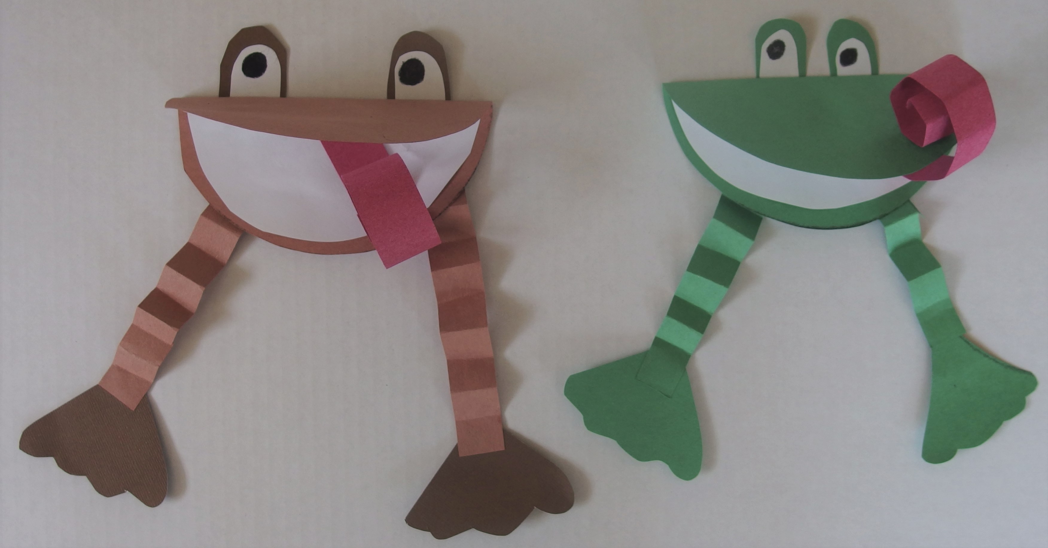 Toad and frog crafts