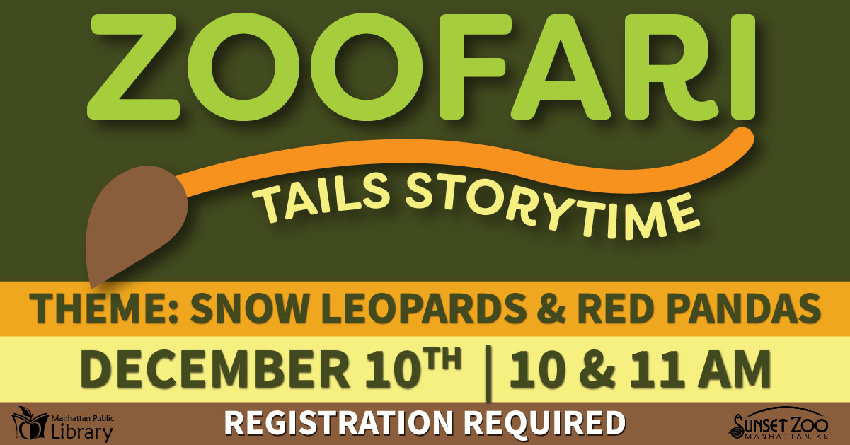 Zoofari Tails Storytime graphic