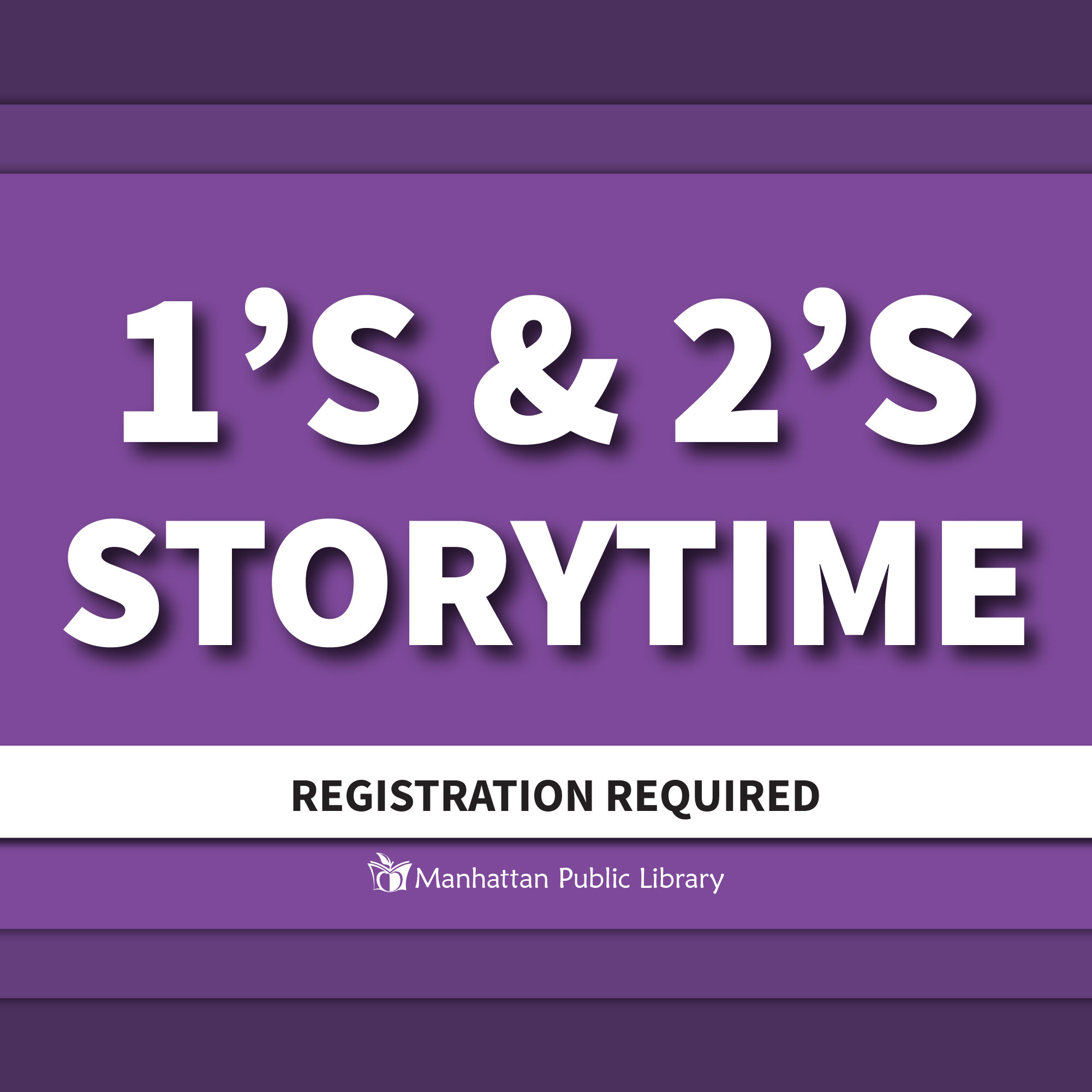 1's and 2's Storytime Registration Required