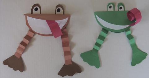 Toad and frog crafts