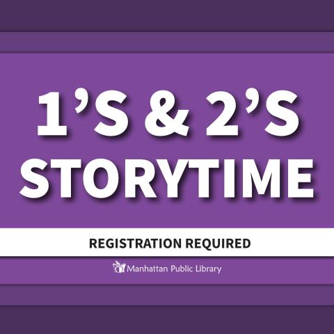 1's and 2's Storytime Registration Required