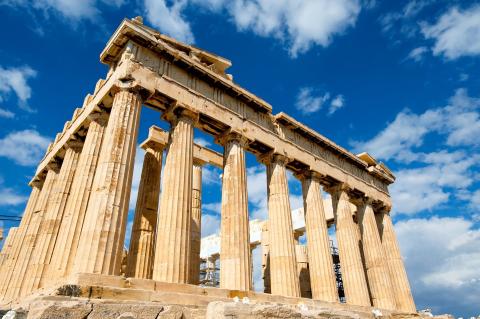 picture of the Parthenon in Greece