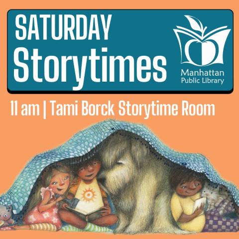 Saturday Storytimes 11 AM Tami Borck Storytime Room