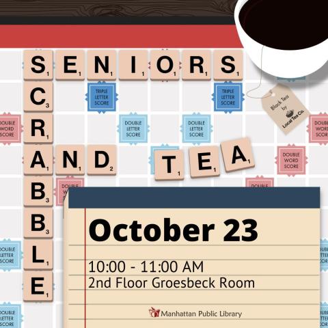 Senior Scrabble and Tea graphic