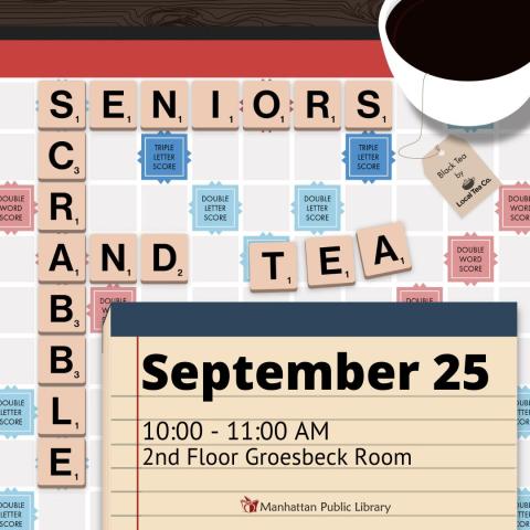 Senior Scrabble and Tea graphic