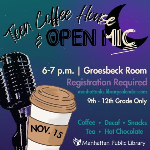 Teen Coffee House and Open Mic Night