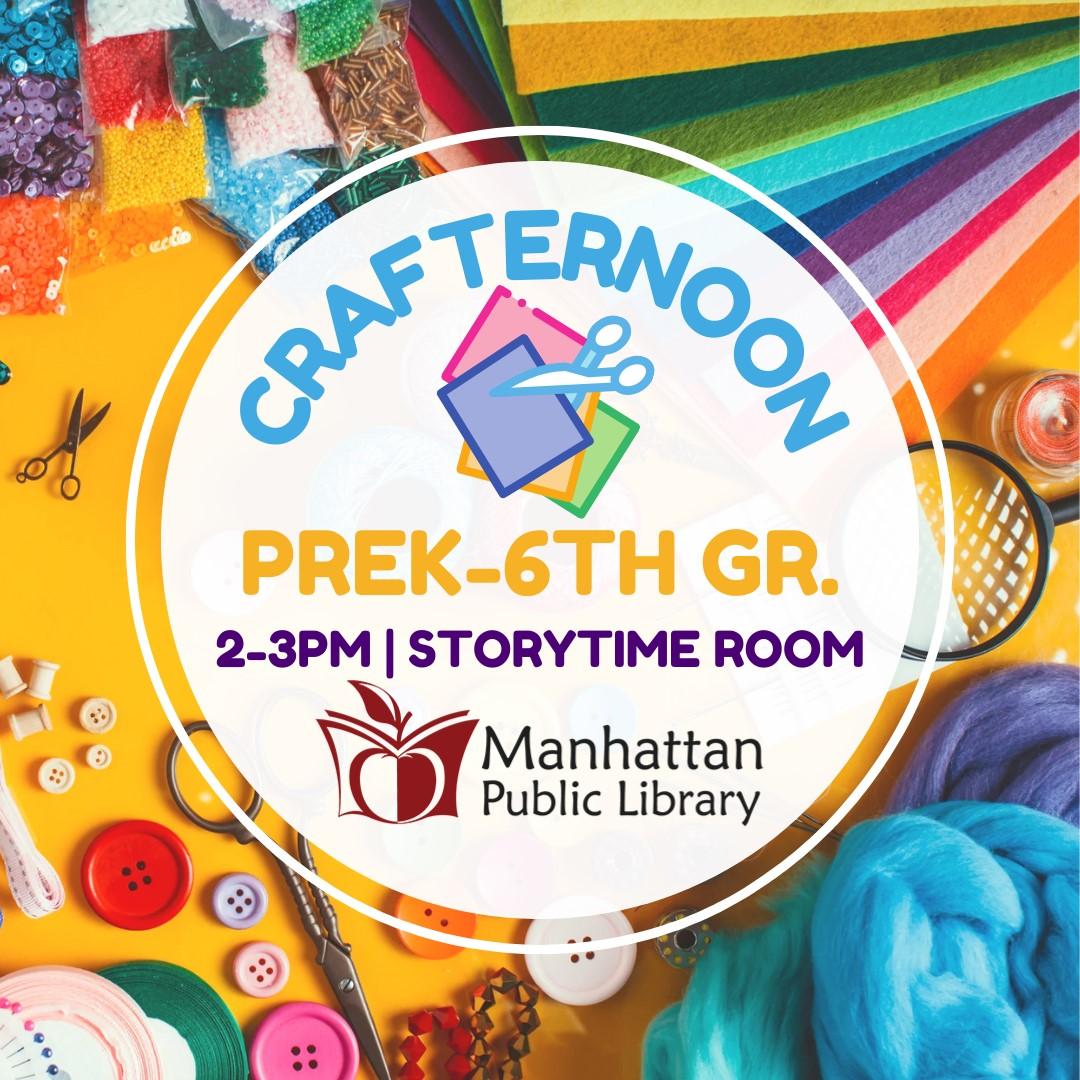 Crafternoon PreK-6th Grade Storytime room