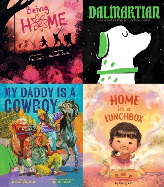 book covers of picture books on the list