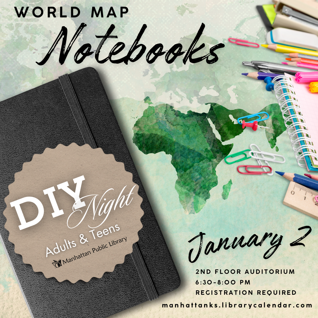 DIY Night World Map Notebooks